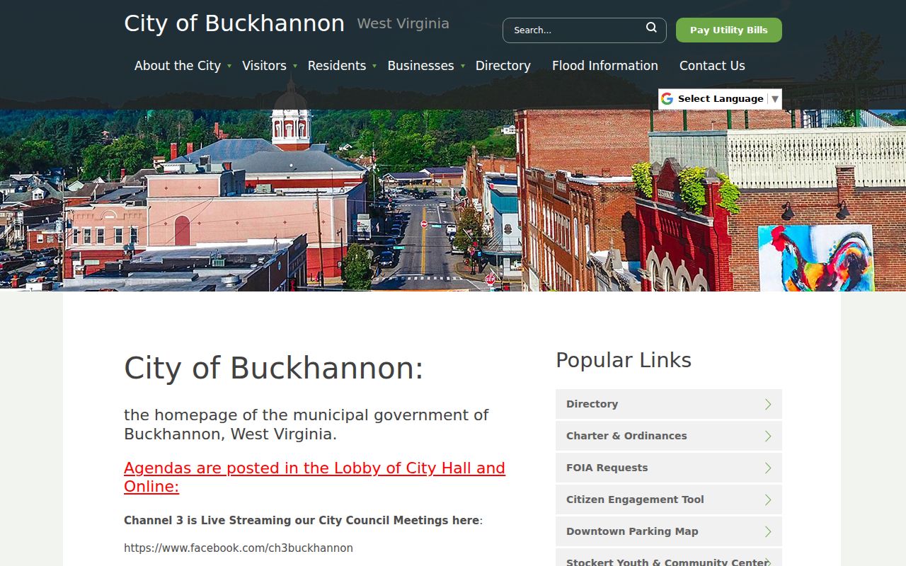 Buckhannon criminal history city government records portal