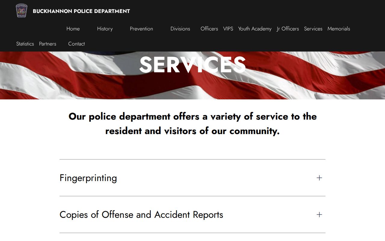 Buckhannon Police report services for Upshur County arrest records