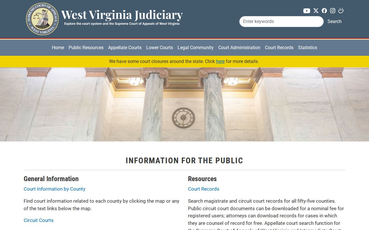 Upshur County criminal history WVPASS court access